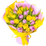 25 пионовидных тюльпанов