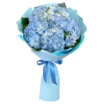 Букет из 5 синих гипсофил