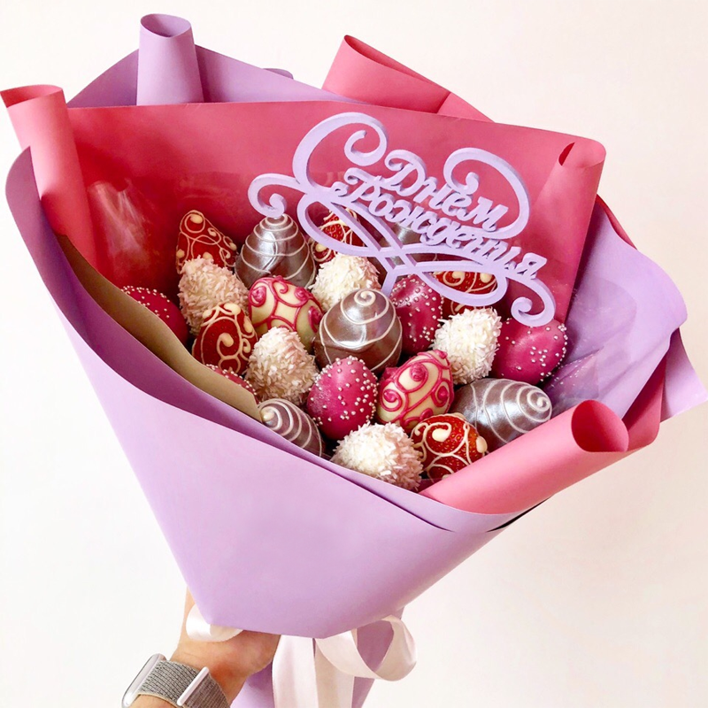 Букет из клубники Принцесса Рапунцель